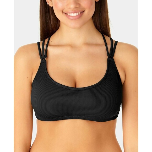 California Waves Juniors' Ribbed Back Bralette Top Size Small NWT - Picture 1 of 2